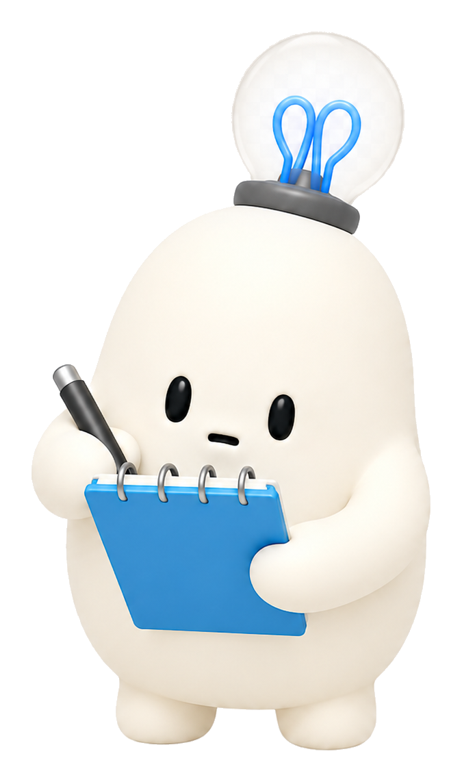 メモ中のキャラクター