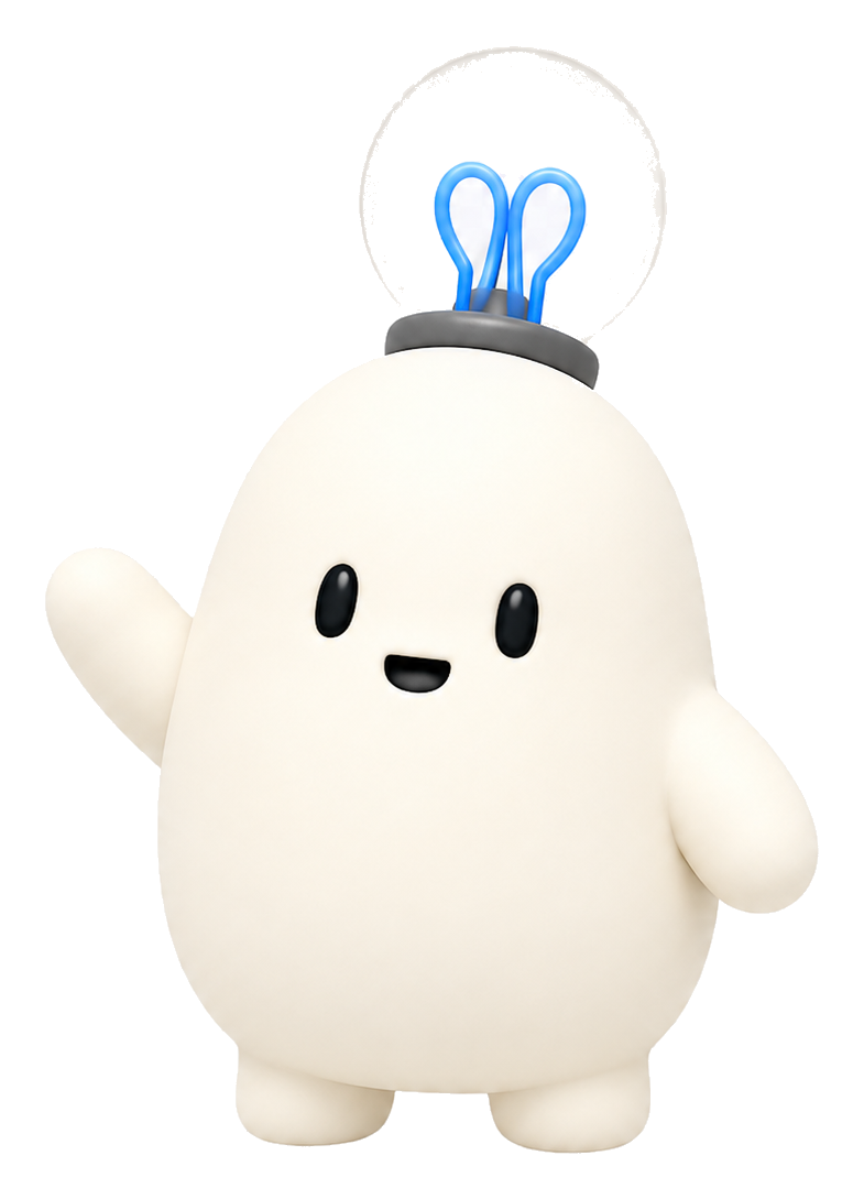 手を振る診断ナビキャラクター